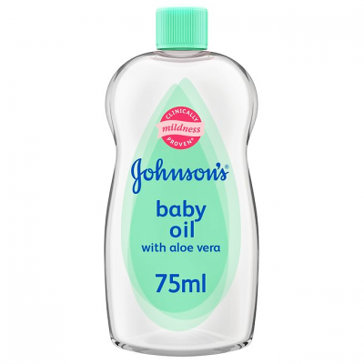 Johnson's Aloe Oil Baby Oil with Aloe Vera 75 ml 